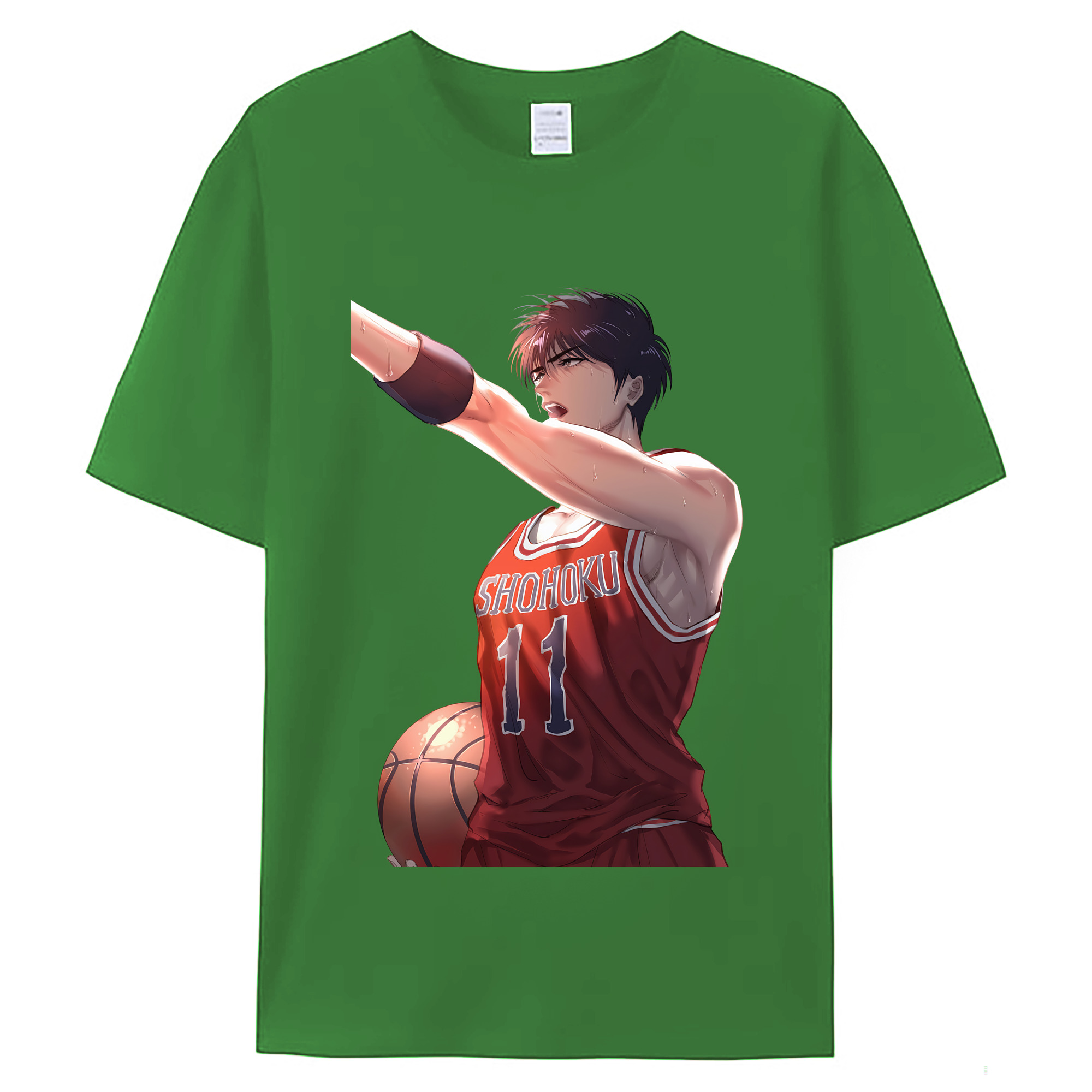 （画像用） SLAM DUNK／スラムダンク レディースカジュアルプリントTシャツ（綿100％）